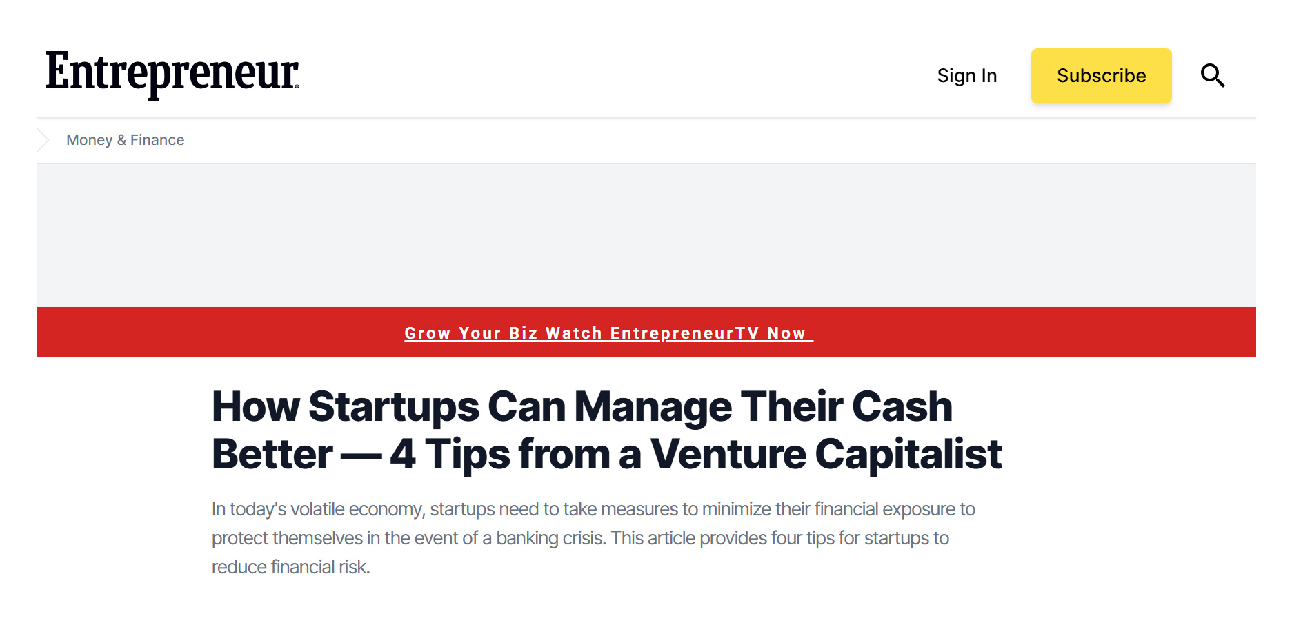 VC fund branding and portfolio visibility: case study image