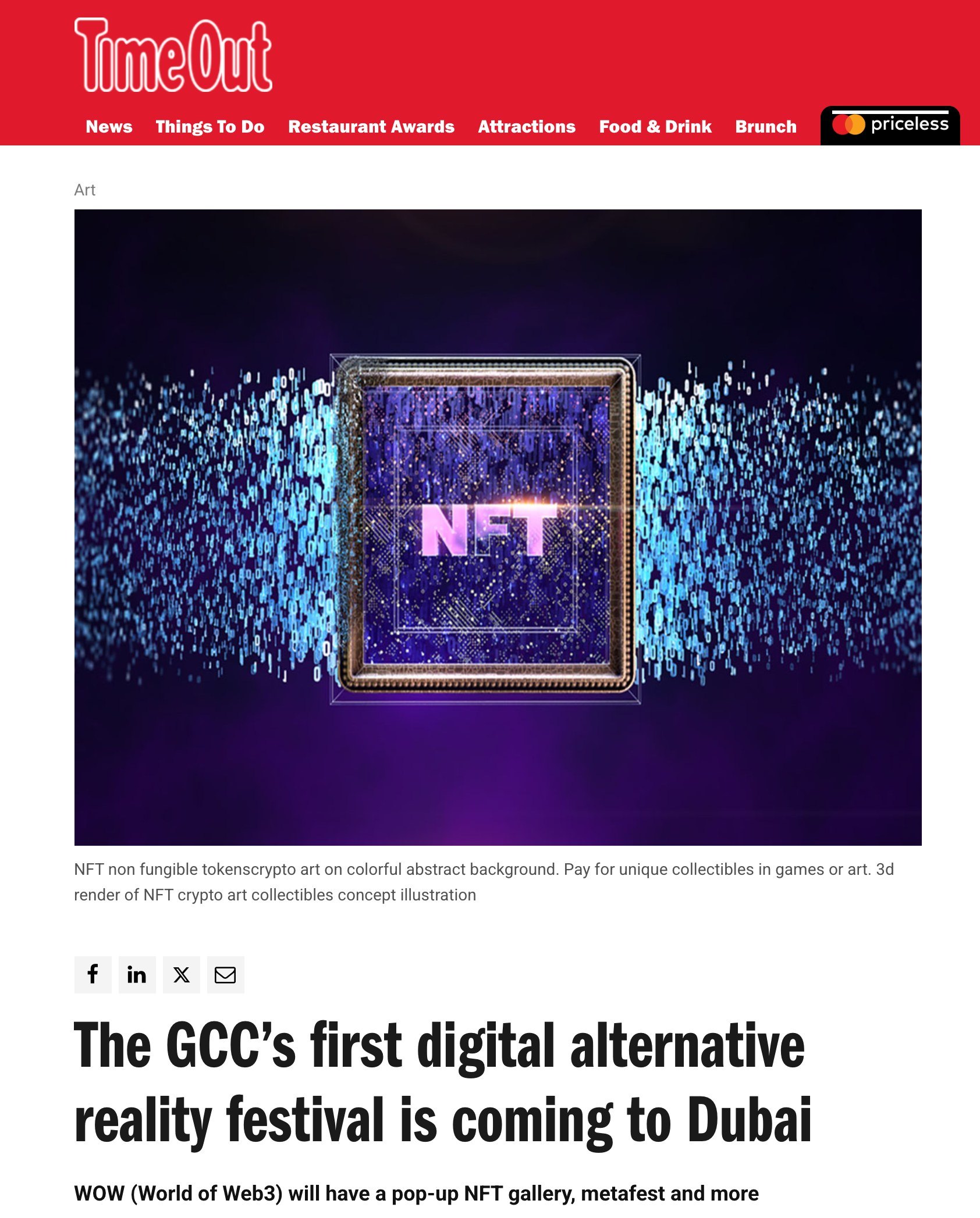 Time Out Dubai: The GCC’s first digital alternative reality festival is coming to Dubai
